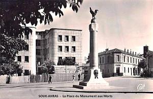 SOUK-AHRAS - PLACE DU MONUMENT AUX MORTS